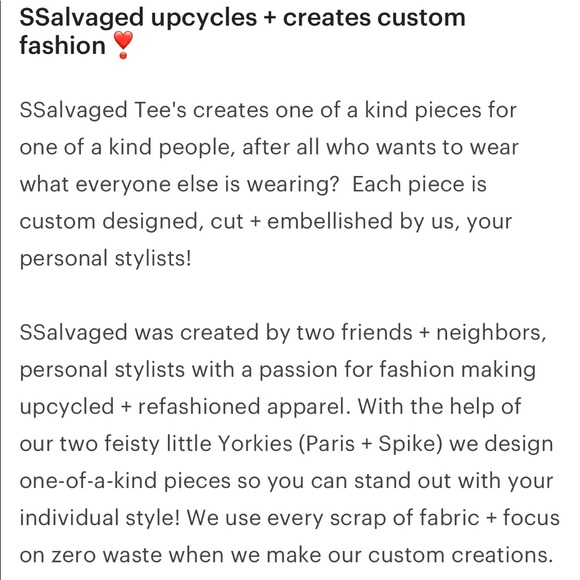 Meet your Posher, SSalvagedTee’s, custom fashion! - Picture 3 of 8